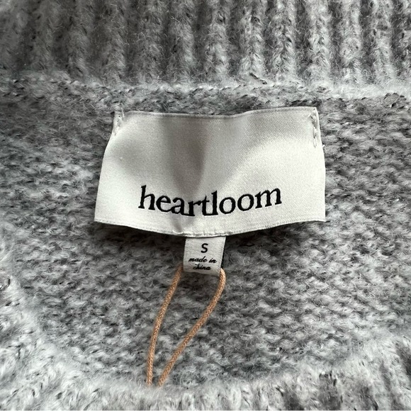 Heartloom Holden Knit Pullover Sweater Heather Gray Small - Picture 4 of 8